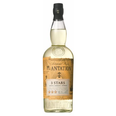 Plantation White 3 stars 41,2% 0,7 l (holá láhev) – Zboží Mobilmania