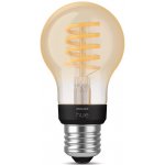 Philips Hue Bluetooth LED White Ambiance filamentová žárovka 8719514301429 E27 A60 7W 550lm 2200-4500K černá, stmívatelná Studená bílá – Zboží Živě