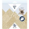 Scrapbooking set D.A. Papíry na origami 10x10cm, 15x15cm a 20x20cm (60ks) kraft s motivy