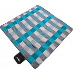 Yate fleecová pikniková deka s PEVA fólií modrá/šedá – Zboží Mobilmania