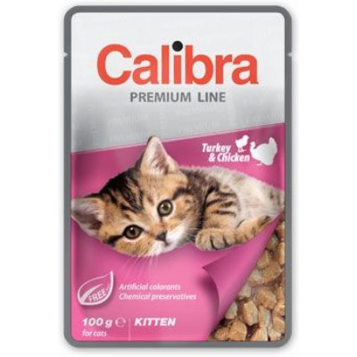 Calibra Premium Line Kitten Turkey & Chicken 100 g – Sleviste.cz
