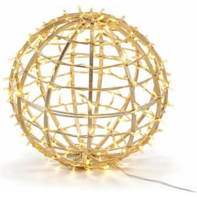 Eco Fix 3D LED svítící koule Ø 80 cm, teple bílá 24 V, hliník – Hledejceny.cz