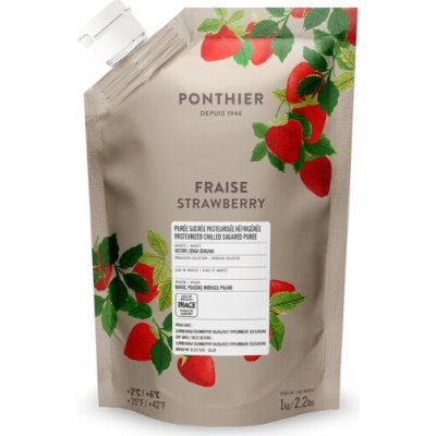 Ponthier ovocné pyré Jahoda 90% 1 kg – Hledejceny.cz
