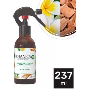 Air Wick Botanica Exotická růže a africká pelargónie osvěžovač vzduchu sprej 237 ml