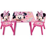 bHome Dětský stůl s židlemi Minnie – Zboží Dáma