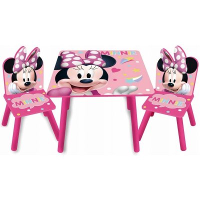 Divio Dětský stůl s židlemi Disney Minnie Mouse 03 – Zboží Dáma