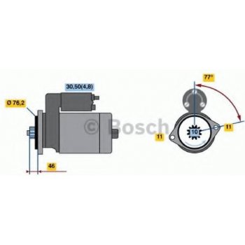 BOSCH Startér BO 0001123016