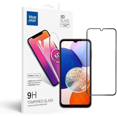 Blue Star Tvrzené sklo na displej pro Samsung A14 5G Full Face full glue with frame/small size - , černé Tempered Glass 5903396190964 – Hledejceny.cz