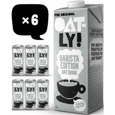 Oatly! Barista Edition Ovesný nápoj Vegan 6 x 1 l – Zboží Dáma