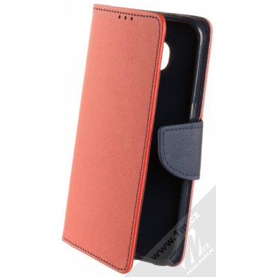 Pouzdro 1Mcz Fancy Book Samsung Galaxy S7 Edge červené modré – Zboží Mobilmania
