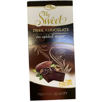 Microse My Sweet Bezlepková Hořká čokoláda bez přidaného cukru 90 g – Hledejceny.cz