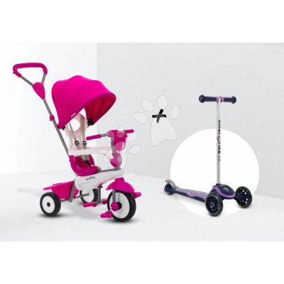Smart Trike Breeze Plus Pink ClassicTouchSteering – Zboží Mobilmania