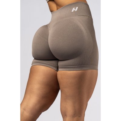 Nebbia High-waist push-up šortky Power 893 light brown – Hledejceny.cz