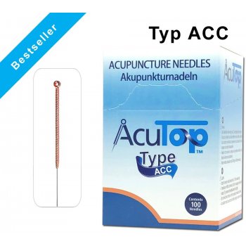 ACU TOP Akupunkturní jehly Typ ACC 0,18 x 13 mm