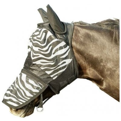 HKM Maska proti hmyzu Zebra s nosem white black – Zboží Dáma