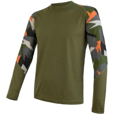 Sensor Merino IMPRESS triko safari/camo – Zboží Mobilmania