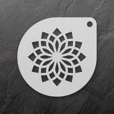 Šablona na sušenky Abstraktní květ – Zboží Dáma Šablona na sušenky Abstraktní květ – Zboží Dáma