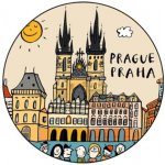 Magnetická placka velká - Staroměstské náměstí – Zboží Dáma