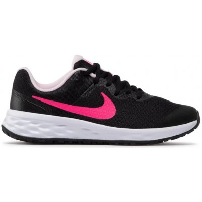 Nike Revolution 6 black/pink foam/hyper pink – Zboží Mobilmania