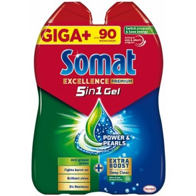 Somat Excellence Premium 5in1 přípravek na mytí nádobí v myčce 1620 ml – Hledejceny.cz