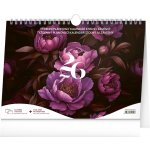 NOTIQUE Týdenní plánovací Fialové květy 30 x 21 cm 2026 – Sleviste.cz