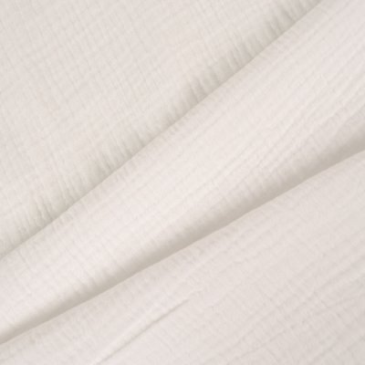 Takoy Látka mušelin/dvojitá gázovina Leia bílá – Zboží Mobilmania