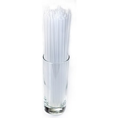 ECOFOL Brčka plastová Jumbo průhledná PP 250 x 8 mm 150 ks – Zboží Dáma