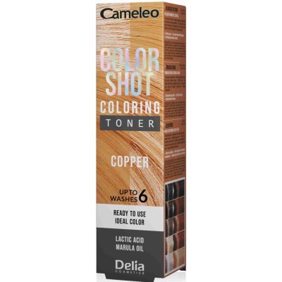 Delia Cosmetics Cameleo Color Shot toner copper 60 ml – Zboží Mobilmania