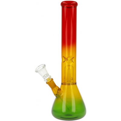 Super Heroes Skleněný bong s perkolací Beaker RYG Ice+Perc. 30cm – Sleviste.cz