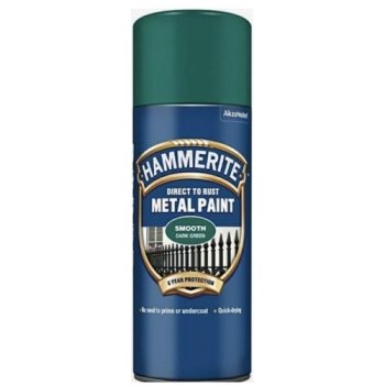 Hammerite spray přímo na rez tmavě zelená 400 ml