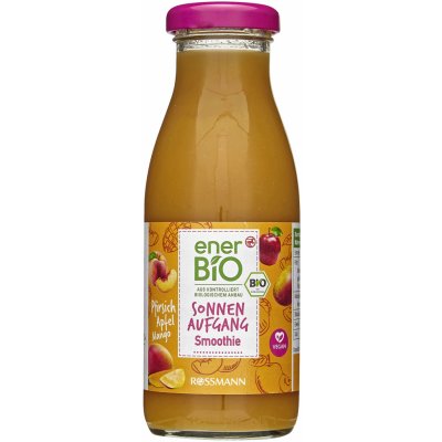 EnerBiO Smoothie jablko broskev a mango 250 ml – Sleviste.cz
