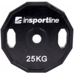inSPORTline Ruberton Pogumovaný kotouč 25 kg 30mm – Zboží Dáma
