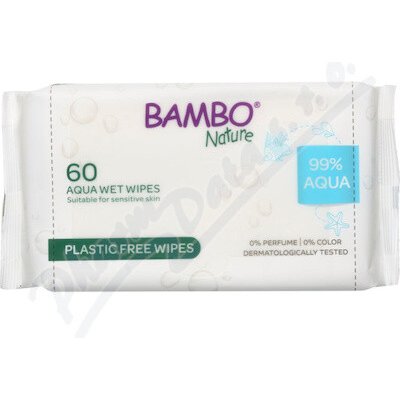 Bambo Nature Aqua dětské vlhčené ubrousky 60 ks – Hledejceny.cz