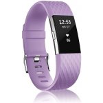 BStrap Silicone Diamond pro Fitbit Charge 2 lavender, velikost L STRFB0274