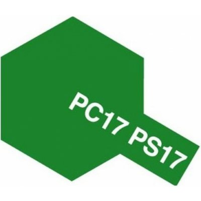 Tamiya Barva na leanové karoserie Kovově zelená Metallic Green PC-17 – Zboží Dáma