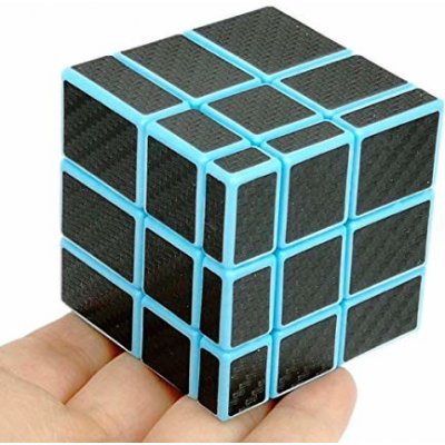 Z cube Mirror carbon modrá nebo růžová