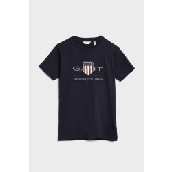 Gant TRIČKO ARCHIVE SHIELD SS T SHIRT EVENING BLUE