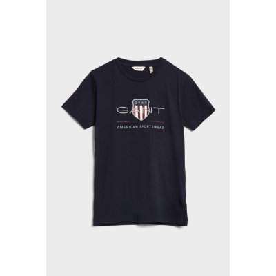 Gant TRIČKO ARCHIVE SHIELD SS T SHIRT EVENING BLUE – Sleviste.cz