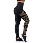 Nebbia dámské legíny Intense Gold Print Black – Zboží Mobilmania