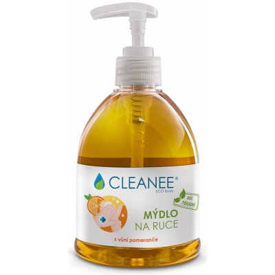 Cleanee Eco Body 100% přírodní mýdlo na ruce s vůní pomeranče 500 ml