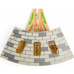 Bigjigs Rail Bigjigs Trojité depo s vraty – Zboží Dáma