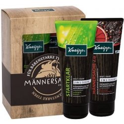 Kneipp Men 2 in 1 Body Wash : sprchový gel 2v1 200 ml + sprchový gel 2v1 Men Only 2.0 200 ml pro muže