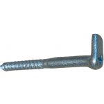 Skoba s vrutem (drážka pro + šroubovák) 100x6mm, Zn. – Hledejceny.cz