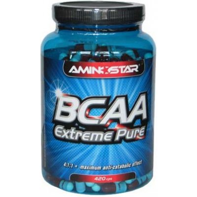 Aminostar BCAA Extreme Pure 420 kapslí – Zboží Mobilmania