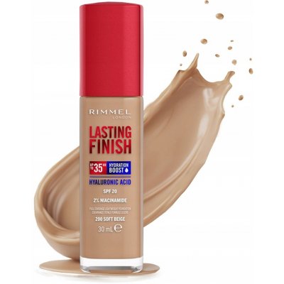 Makeup Rimmel London Lasting Finish 35H 200 Soft Beige SPF20 30 ml – Zboží Dáma