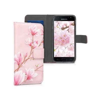 Pouzdro Kwmobile Flipové Samsung Galaxy J3 2017 růžové – Zboží Mobilmania