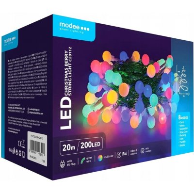 Vánoční osvětlení na stromeček kuličky modee 10 m RGB 100LED ML-C2023 dálkové ovládání – Hledejceny.cz