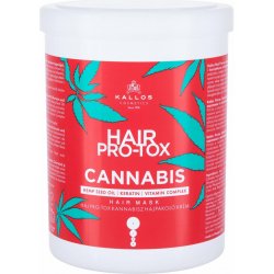 Kallos Hair Pro-Tox Cannabis maska na vlasy s konopným olejem a keratinem 1000 ml