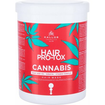 Kallos Hair Pro-Tox Cannabis maska na vlasy s konopným olejem a keratinem 1000 ml – Zbozi.Blesk.cz