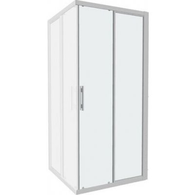 Ronal Top-Line rohový vstup 90x190 cm, pravý díl, posuvné dveře, aluchrom, durlux TOPD09005022 – Zbozi.Blesk.cz